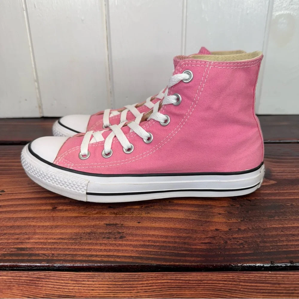 Converse Chuck Taylor All Star High Top Sneakers – Pink - Women’s Size 7 - Picture 1 of 9